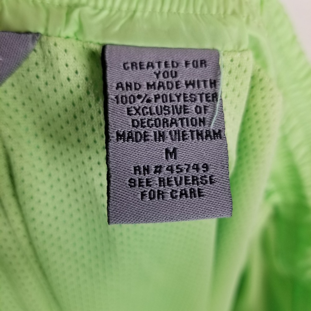 Oleg Cassini Sport Womens Mint Green Windbreaker Anorak & Pants Tracksuit Set M - Picture 10 of 12